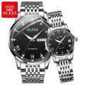 OLEVS Brand Auto Mechanical WristWatch For Lover  Water Resistant Feature  Auto Day/ Date Watch For  Couple Valentine  Watch